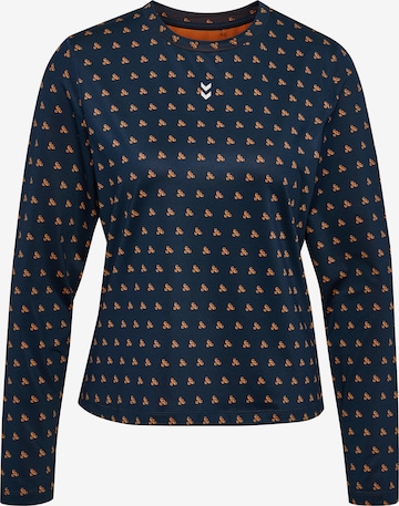 Hummel Funktionsbluse i blå: forside