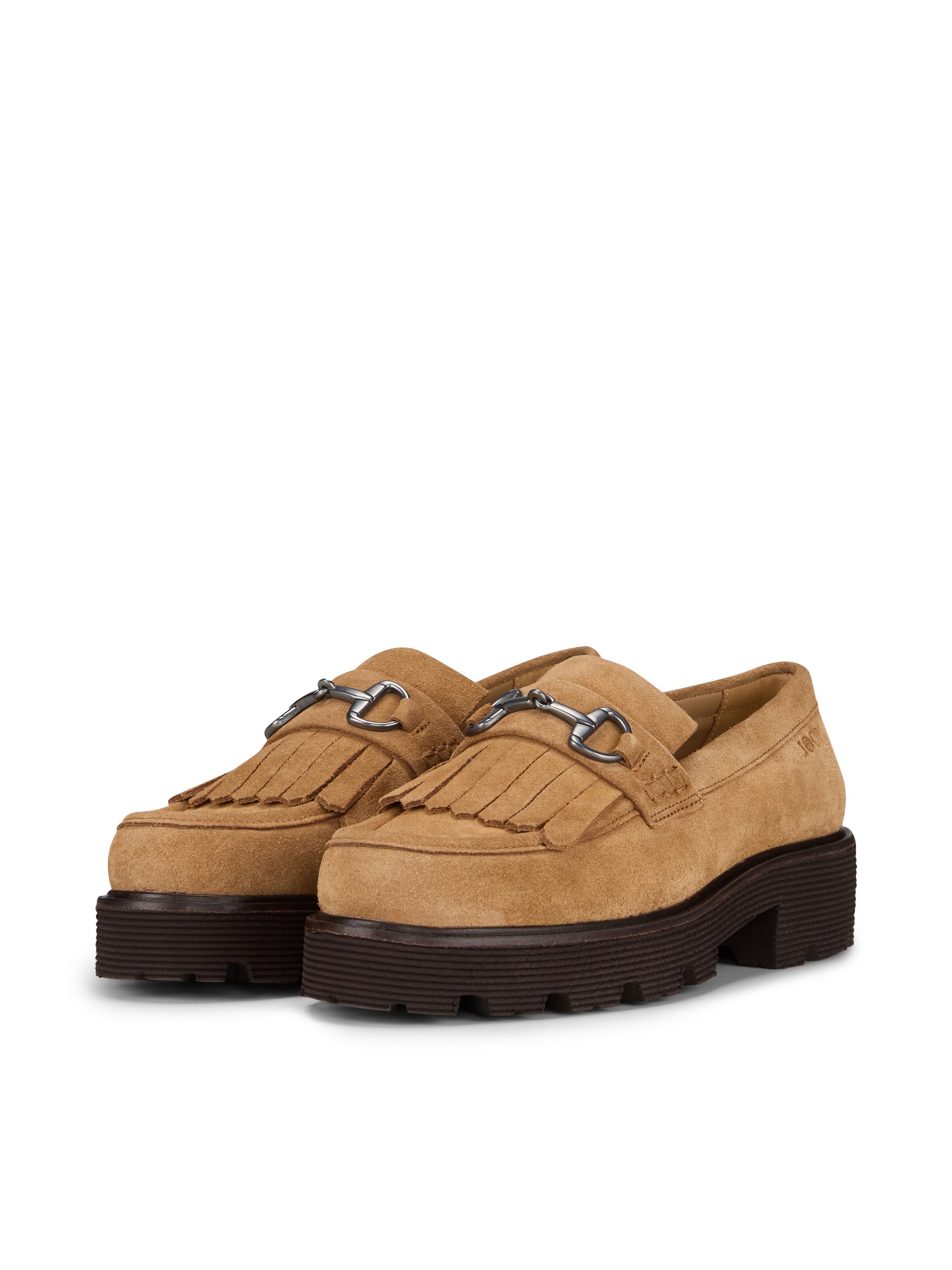 JOOP! Moccasin 'Velluto Mariana' in Brown