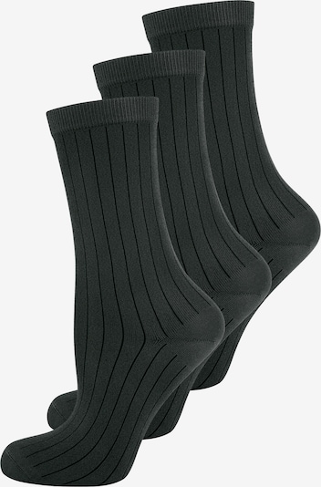ELBEO Socks ' 3-Pack Fashion Ribs ' in Black, Item view