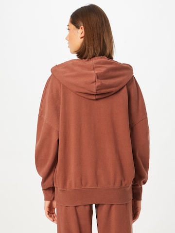ABOUT YOU Limited Hoodie 'Mia' by Mimoza - (GOTS) in Braun