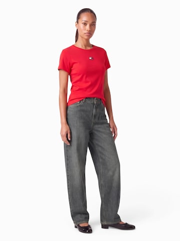 Tommy Jeans Тениска в червено