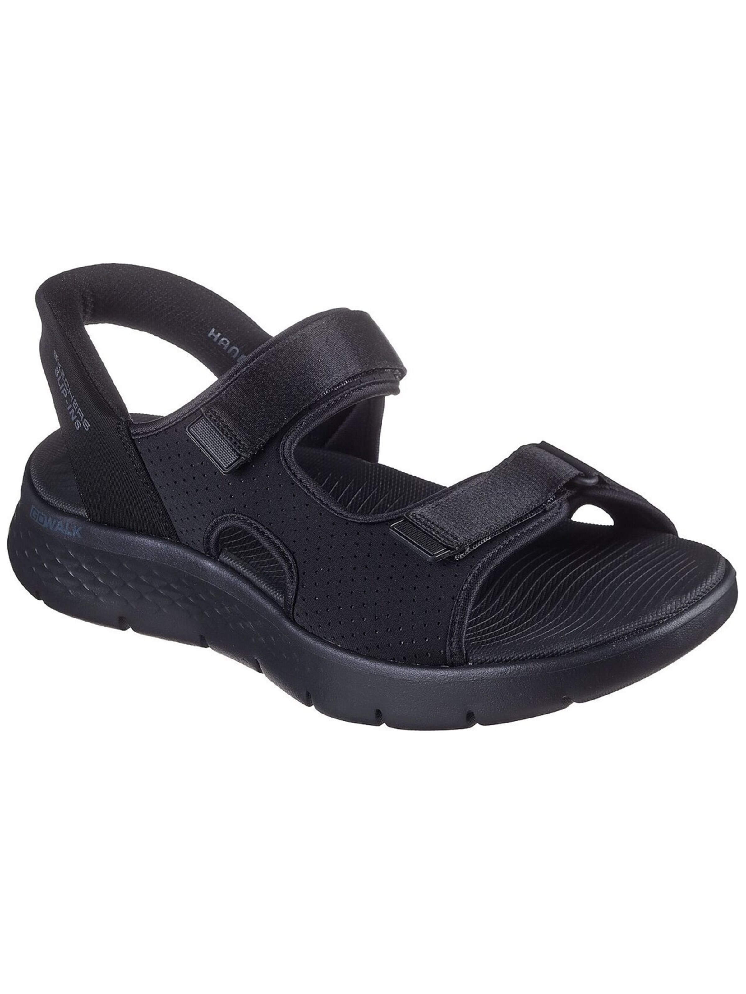 SKECHERS Sandalen 'Skechers Go Walk Flex Sandal-easy Entr' in Zwart: voorkant