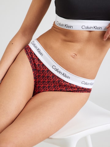 Calvin Klein Underwear String in Lila: Vorderseite