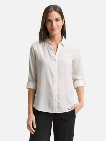TOM TAILOR Blouse in Wit: voorkant