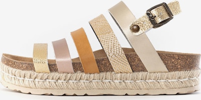 Bayton Sandaler 'Umbria' i beige / sand / pudder, Produktvisning