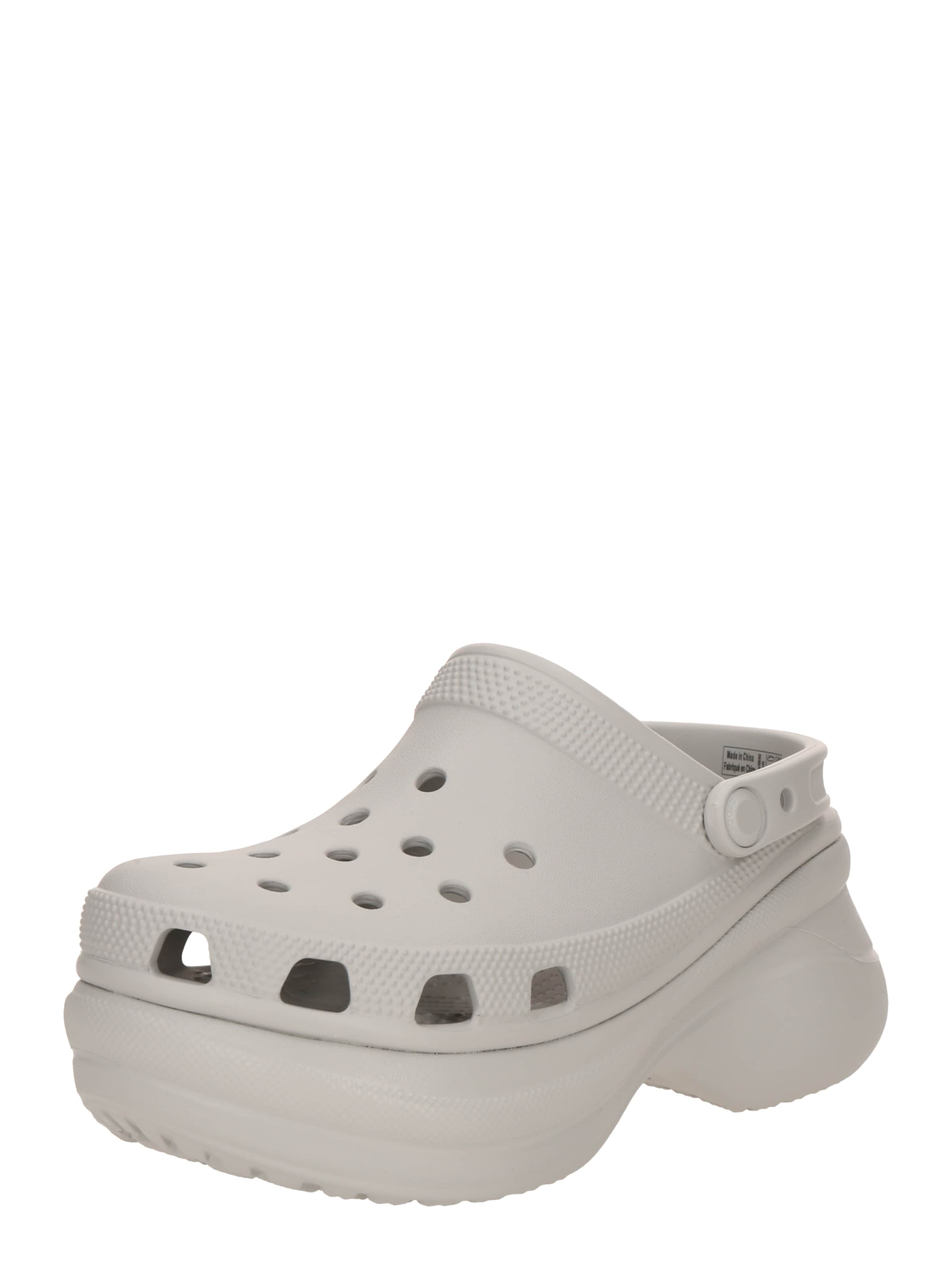 Saboţi 'Classic Bae' de la Crocs pe gri: față