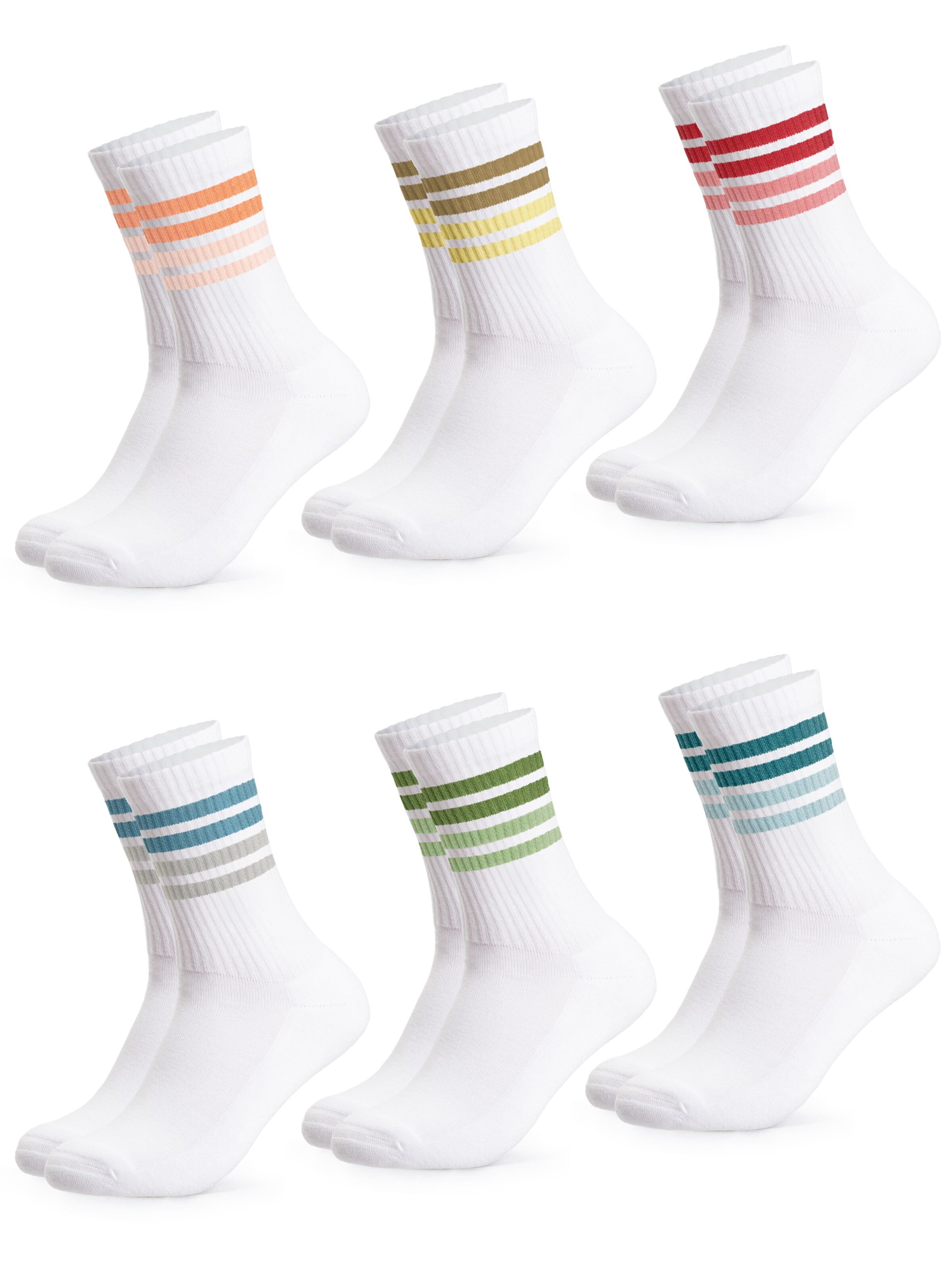 Occulto Sports socks 'Steffi' in White: front
