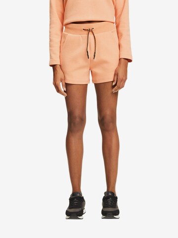 ESPRIT Loose fit Pants in Orange: front