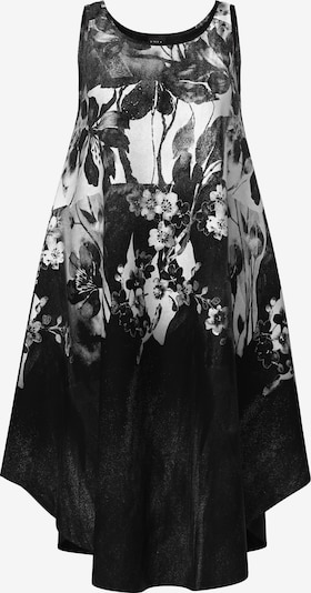 Ulla Popken Kleid in 42-44 in schwarz / weiß, Produktansicht