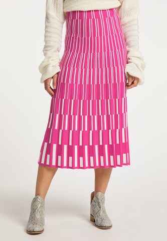 IZIA Skirt in Pink: front