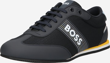 BOSS Orange Sneakers in Blue: front