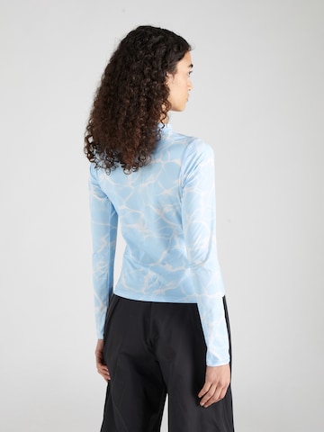 Oval Square Shirt 'Skye' in Blue