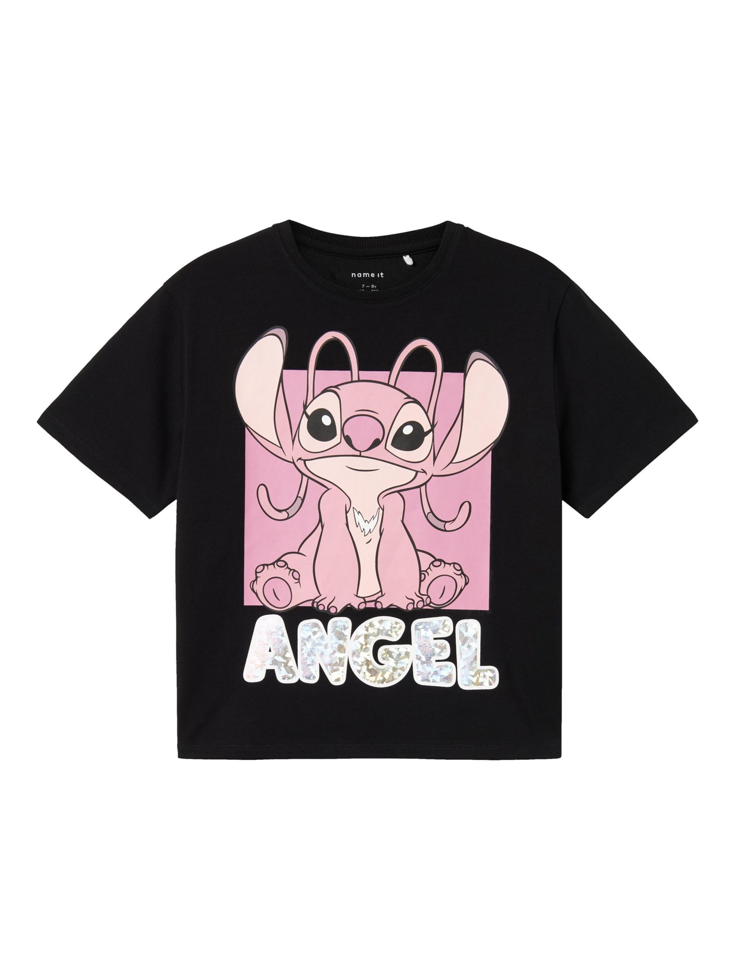 NAME IT Μπλουζάκι &#x27;NKFNyri Stitch&#x27; σε μαύρο: μπροστά