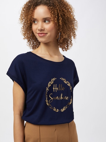 T-shirt 'Tabea ' ABOUT YOU en bleu : devant