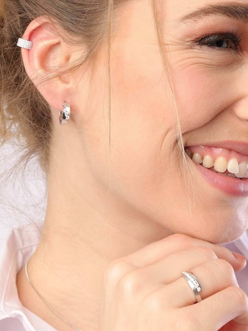 Boucles d'oreilles Lucardi en argent