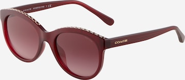 Lunettes de soleil '0HC8297U' COACH en rouge : devant