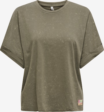 ONLY T-Shirt 'ONLMINNA' in Grün: Vorderseite