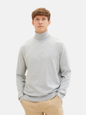 Pull-over TOM TAILOR en gris : devant