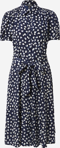 Lauren Ralph Lauren Платье-рубашка в Синий: спереди