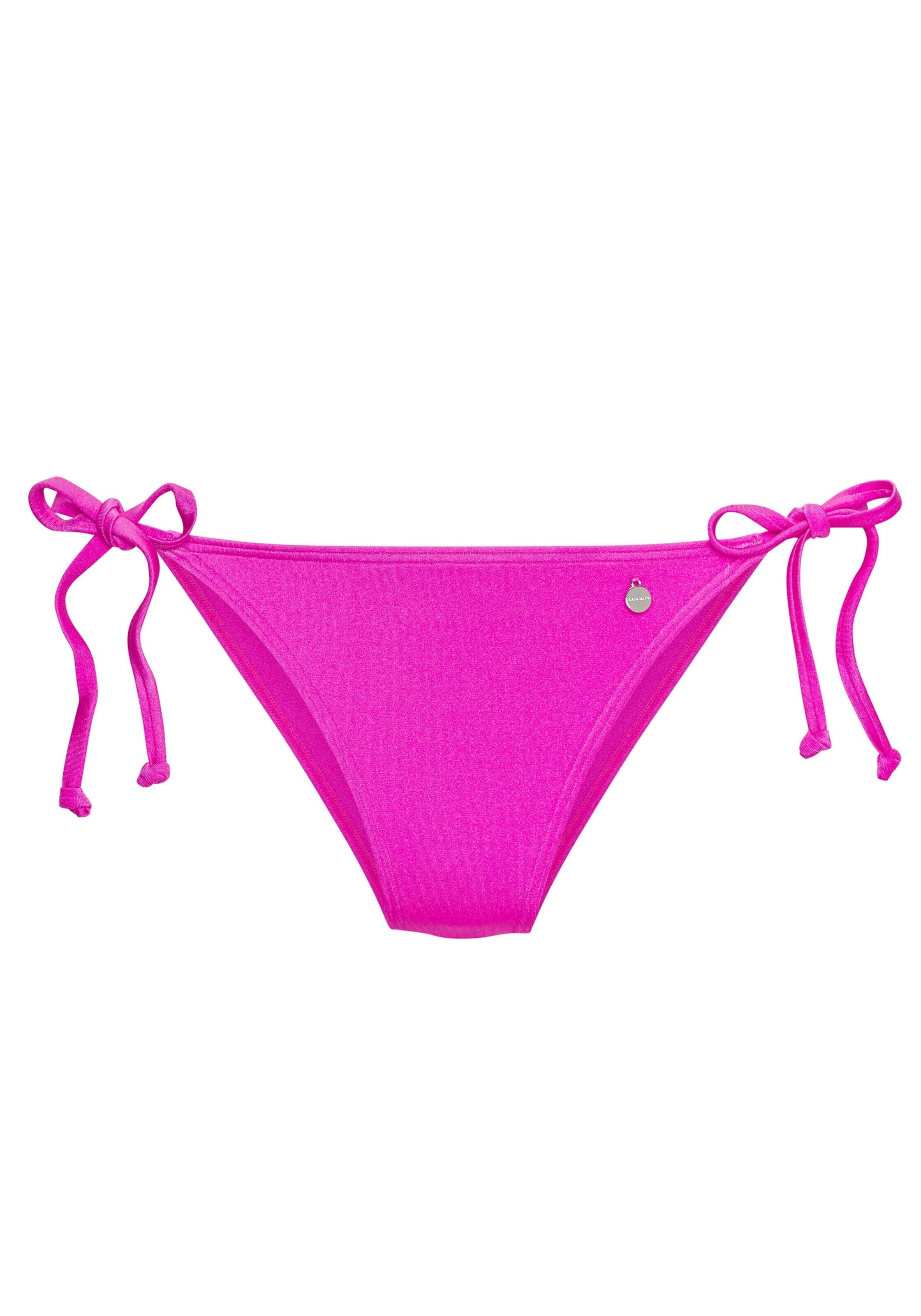 LASCANA Bikini nadrágok - rózsaszín: elől