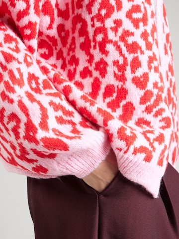 Hailys Вязаная кофта 'Le44ni' в Ярко-розовый