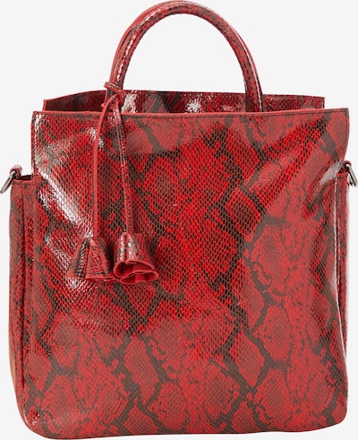 Rankinė iš faina, spalva – raudona / juoda, Prekių apžvalga