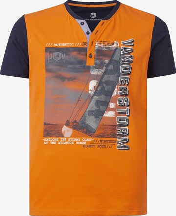 Jan Vanderstorm T-Shirt 'Munibert' in Orange: predná strana