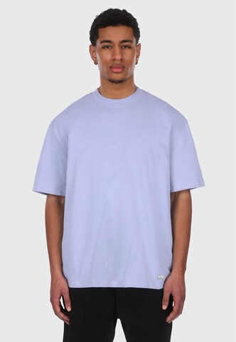 T-Shirt Dropsize en violet : devant
