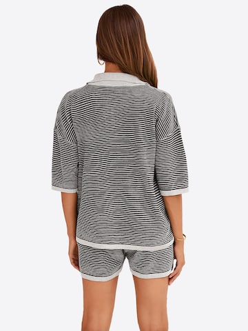 juoda Imily Bela Moteriškas kostiumėlis su kelnėmis: galas