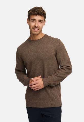 INDICODE JEANS Trui 'INMargous' in Bruin