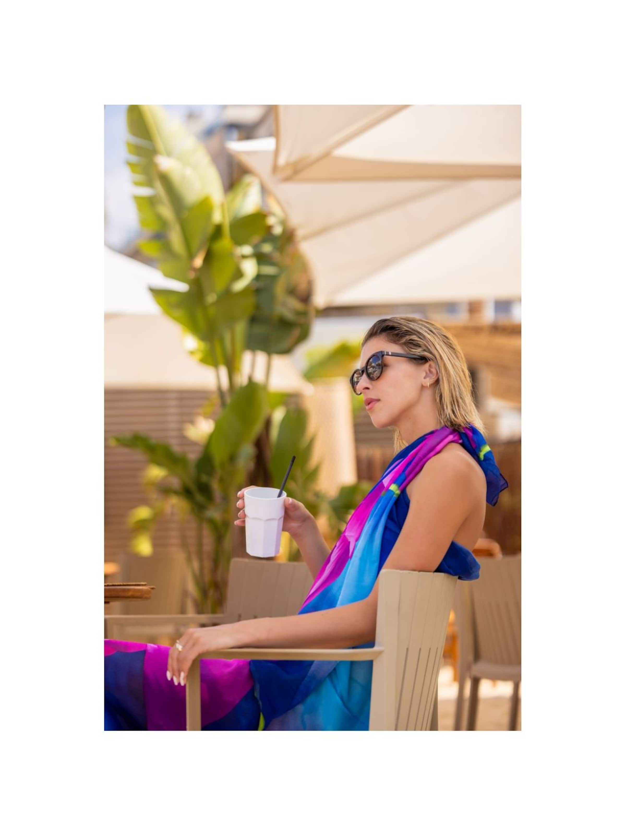 alberto cabale - Vestido de playa 'FABIOLA' en azul