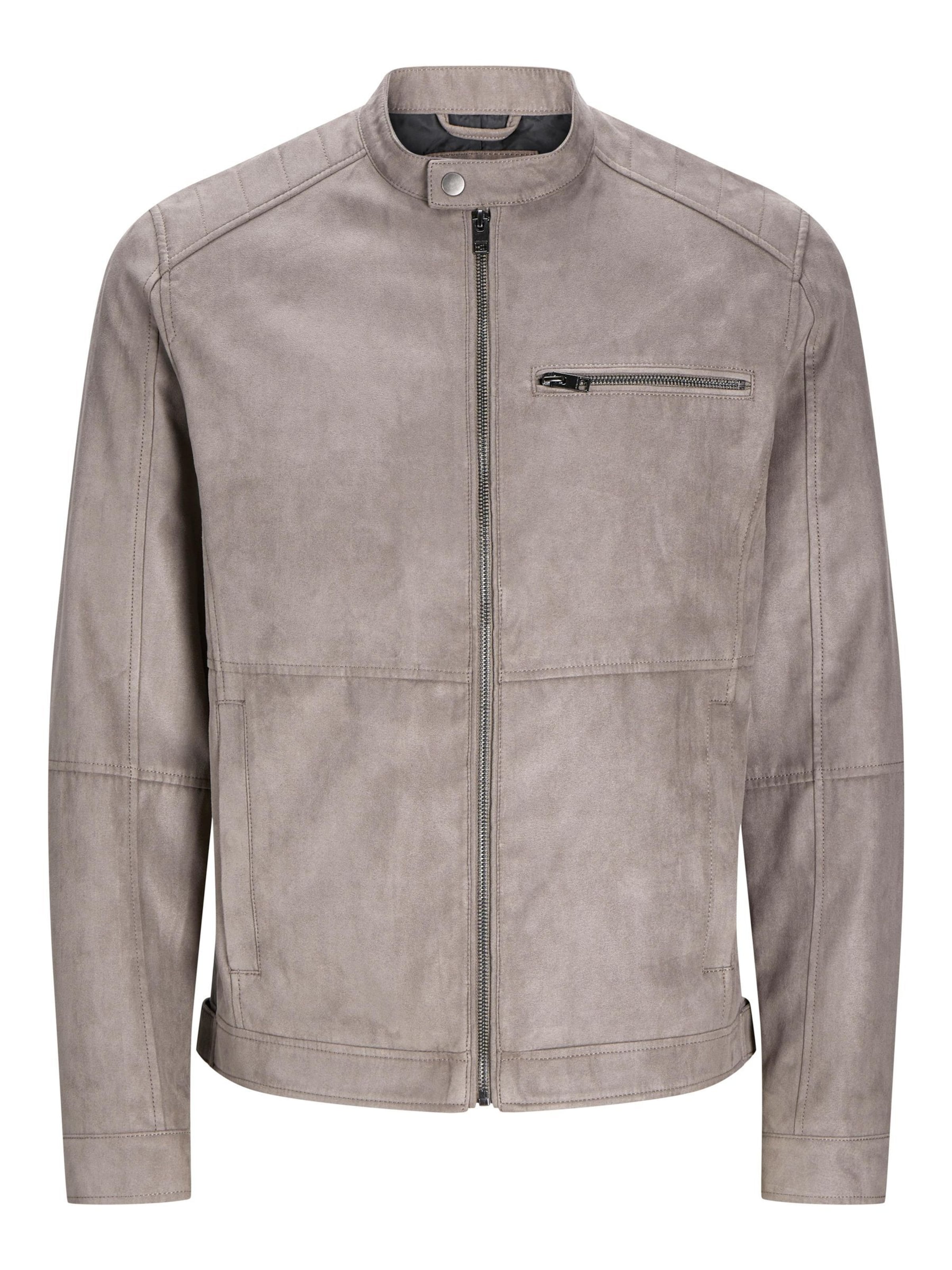 JACK & JONES - Chaqueta de entretiempo 'JJEDylan' en gris: frente