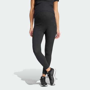 ADIDAS SPORTSWEAR Skinny Sporthose in Schwarz: Vorderseite
