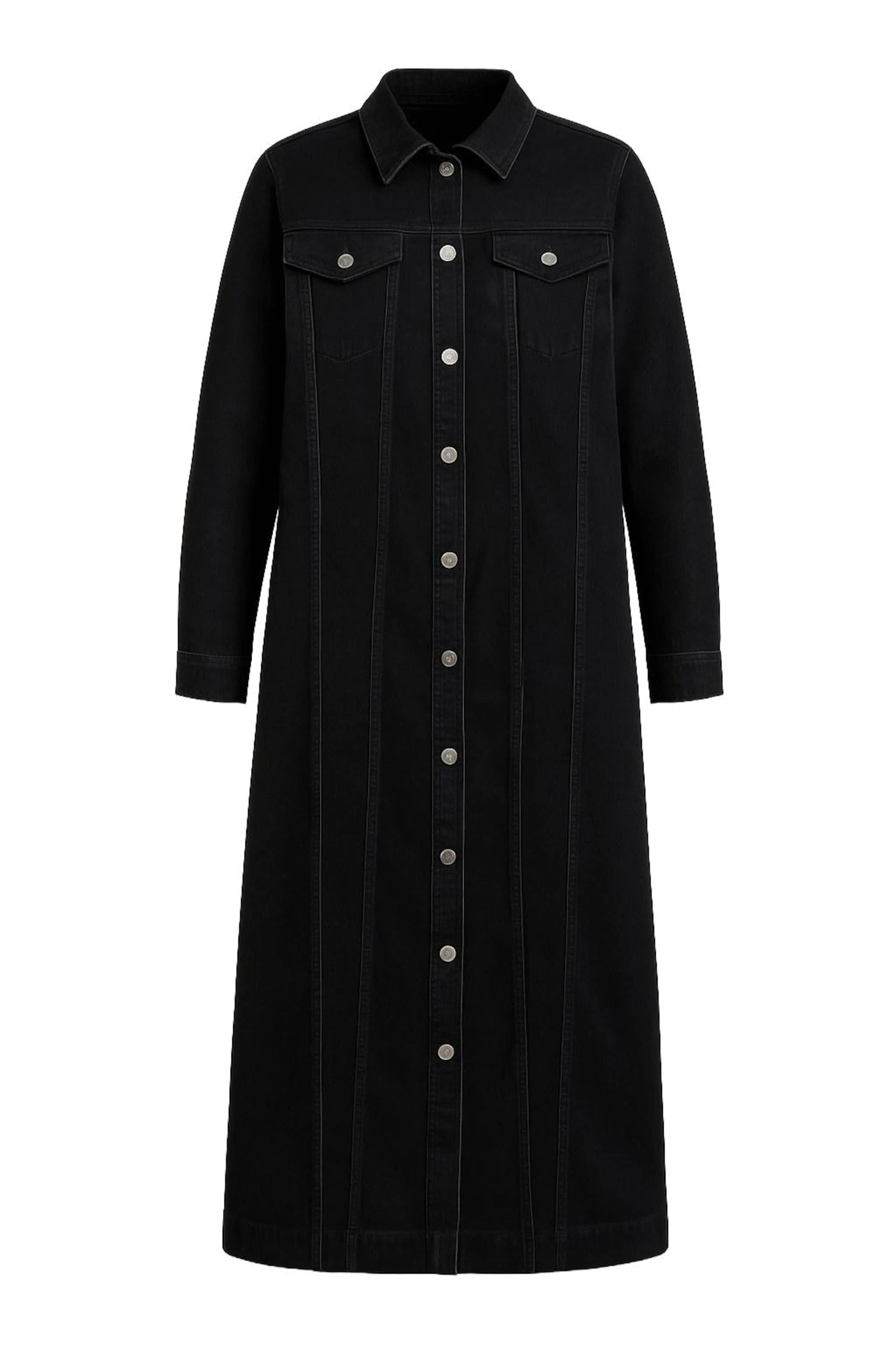 MODAMIHRAM Shirt dress 'Abaya' in Black: front