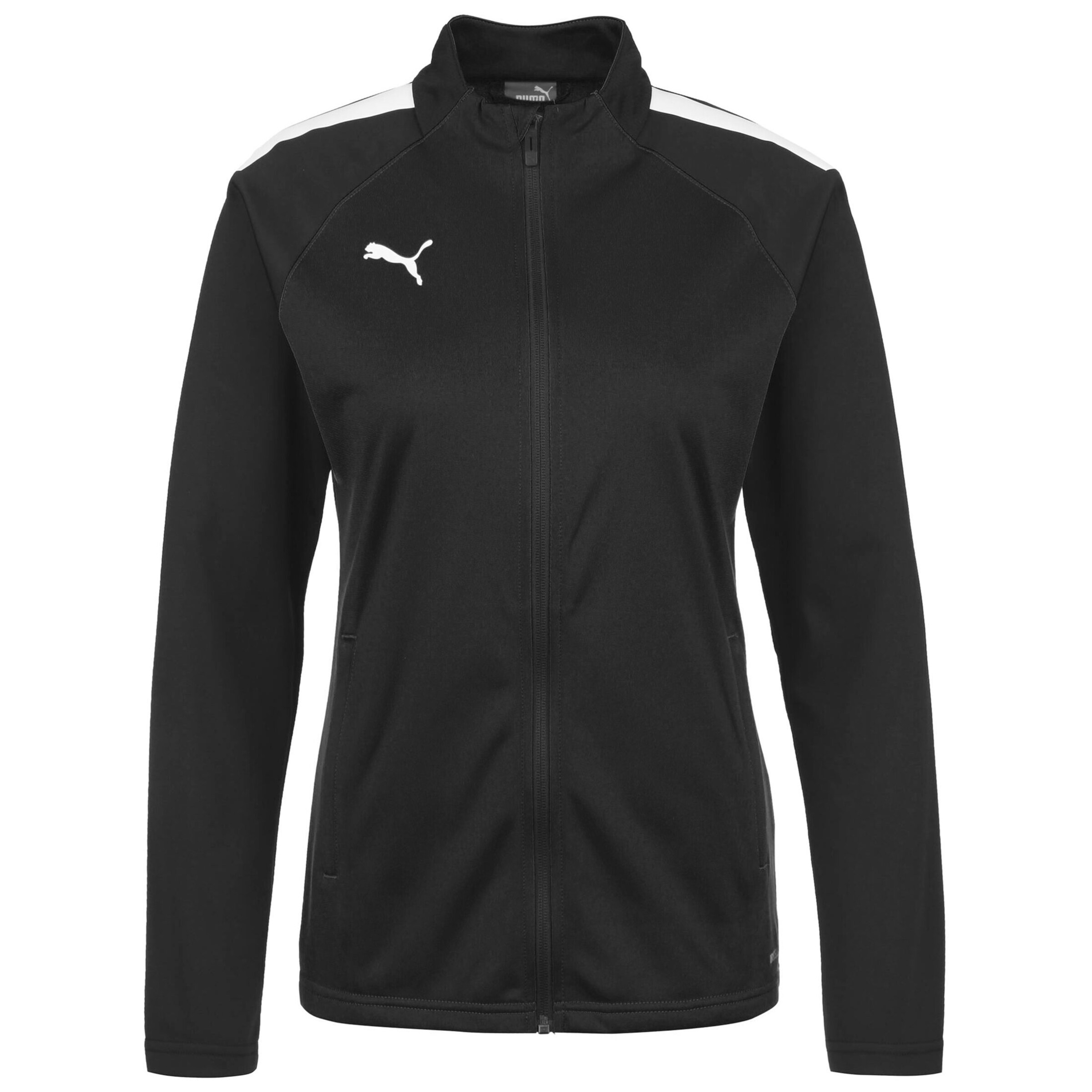 PUMA Trainingsjacke 'Team Liga' in Schwarz: Vorderseite