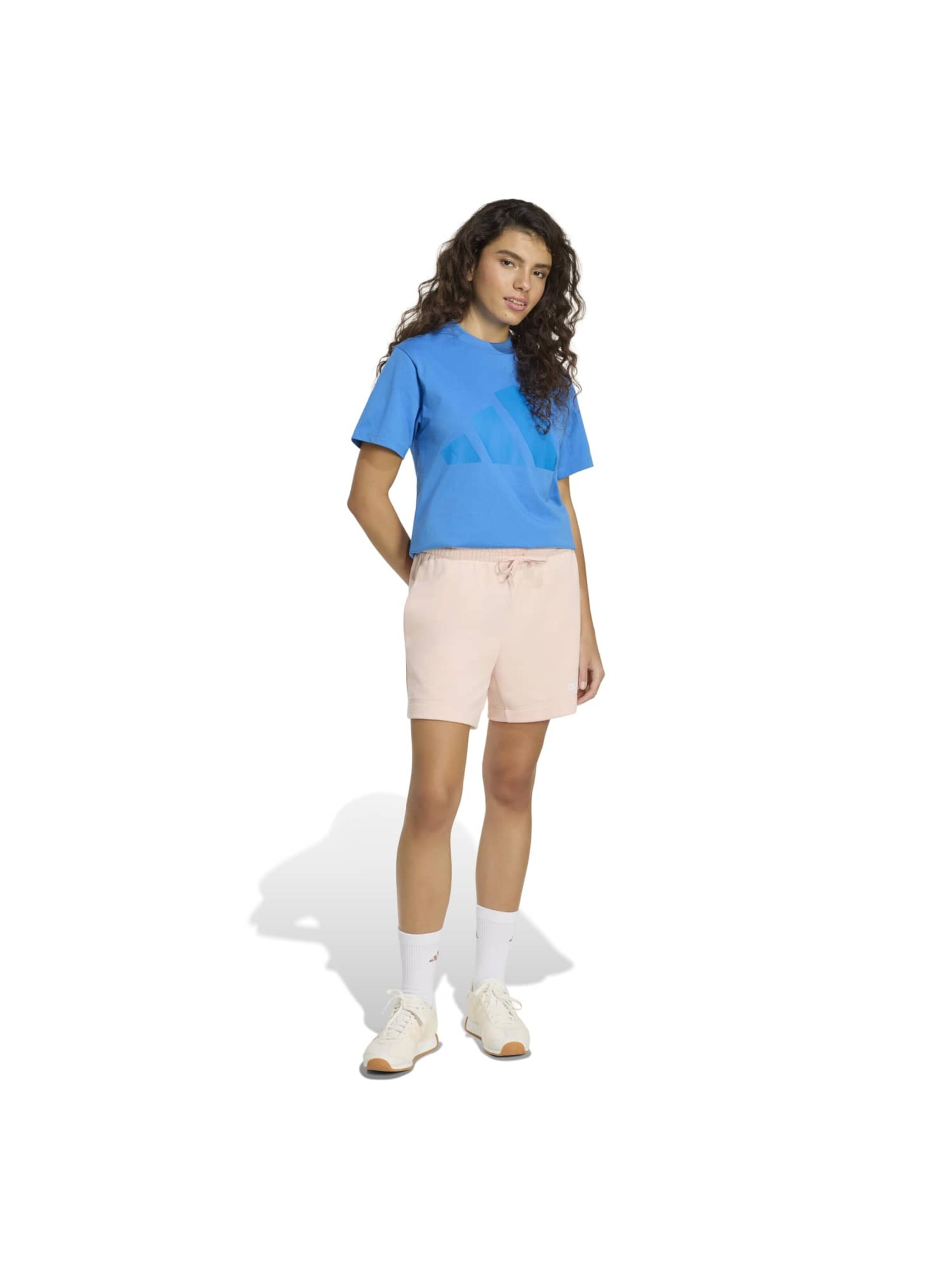 ADIDAS SPORTSWEAR Loose fit Sports trousers 'Essentials' in Pink