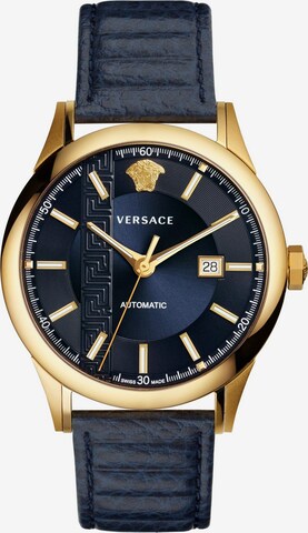 VERSACE Analog Watch 'Aiakos' in Blue: front