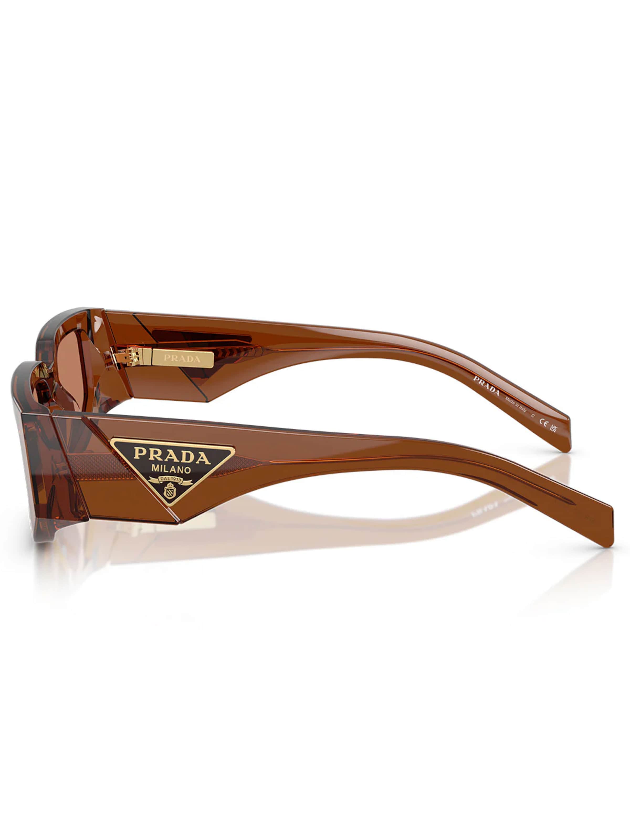 PRADA Zonnebril 'Prada  PR09ZS 20H90Q' in Bruin