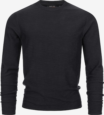 Pull-over ' Macedonio ' INDICODE JEANS en noir : devant