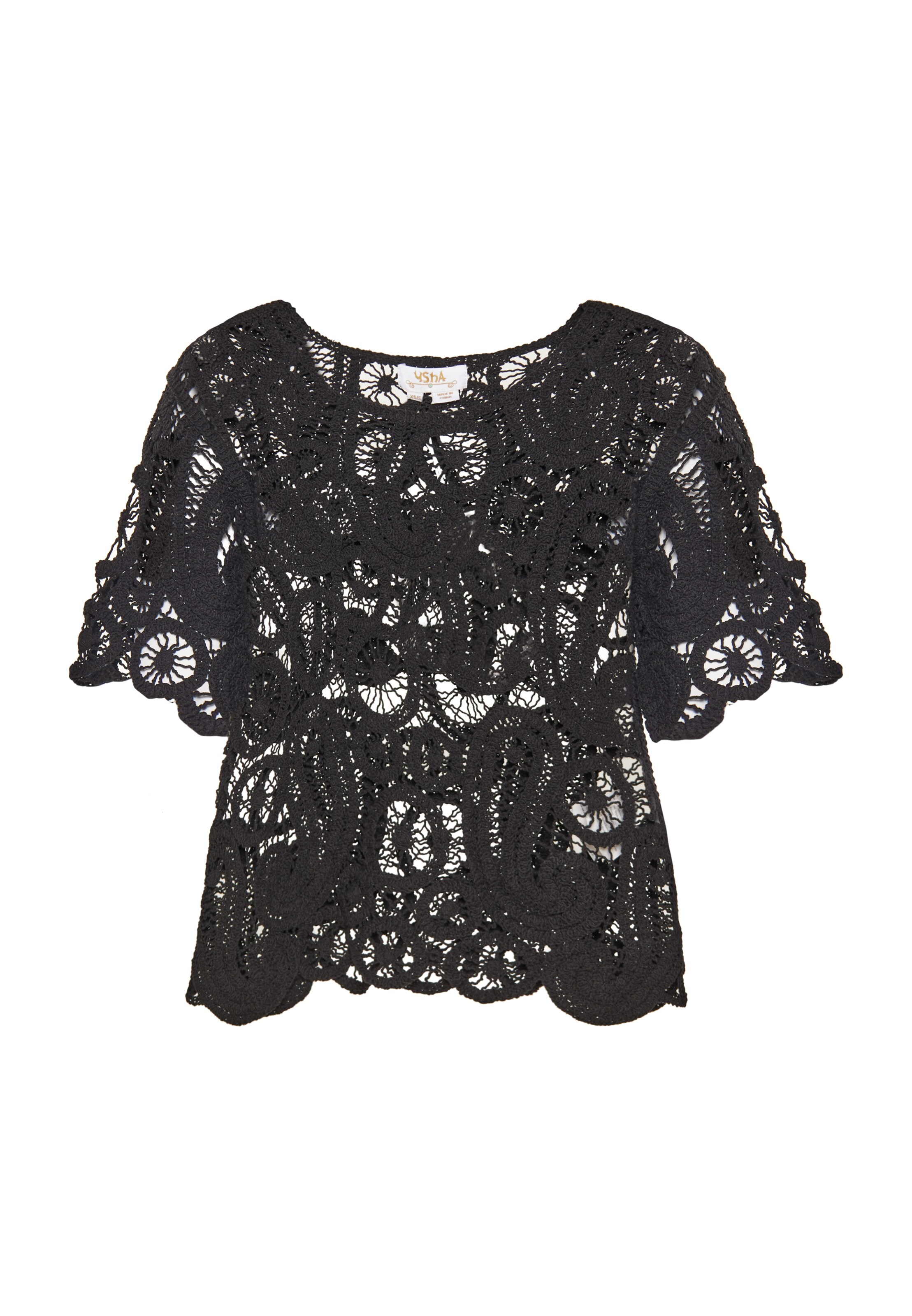 melns usha FESTIVAL Blūze 'Fashion Look': no priekšpuses