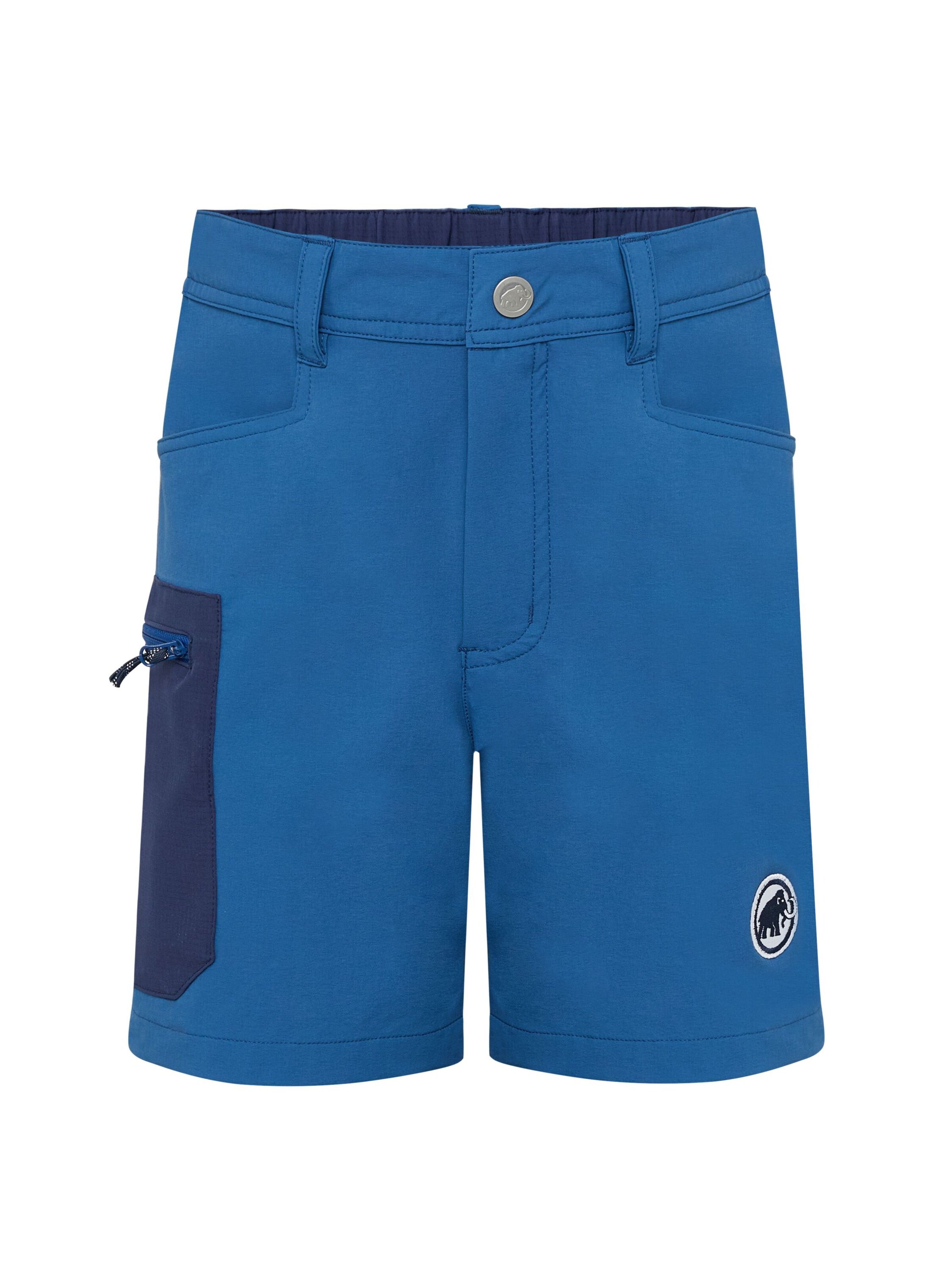 MAMMUT Regular Outdoor Pants 'Taiss' in Blue: front
