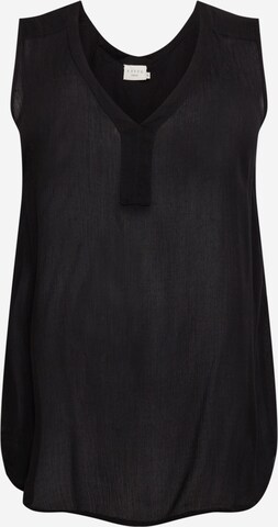 KAFFE CURVE Bluzka 'Ami' w kolorze czarny: przód