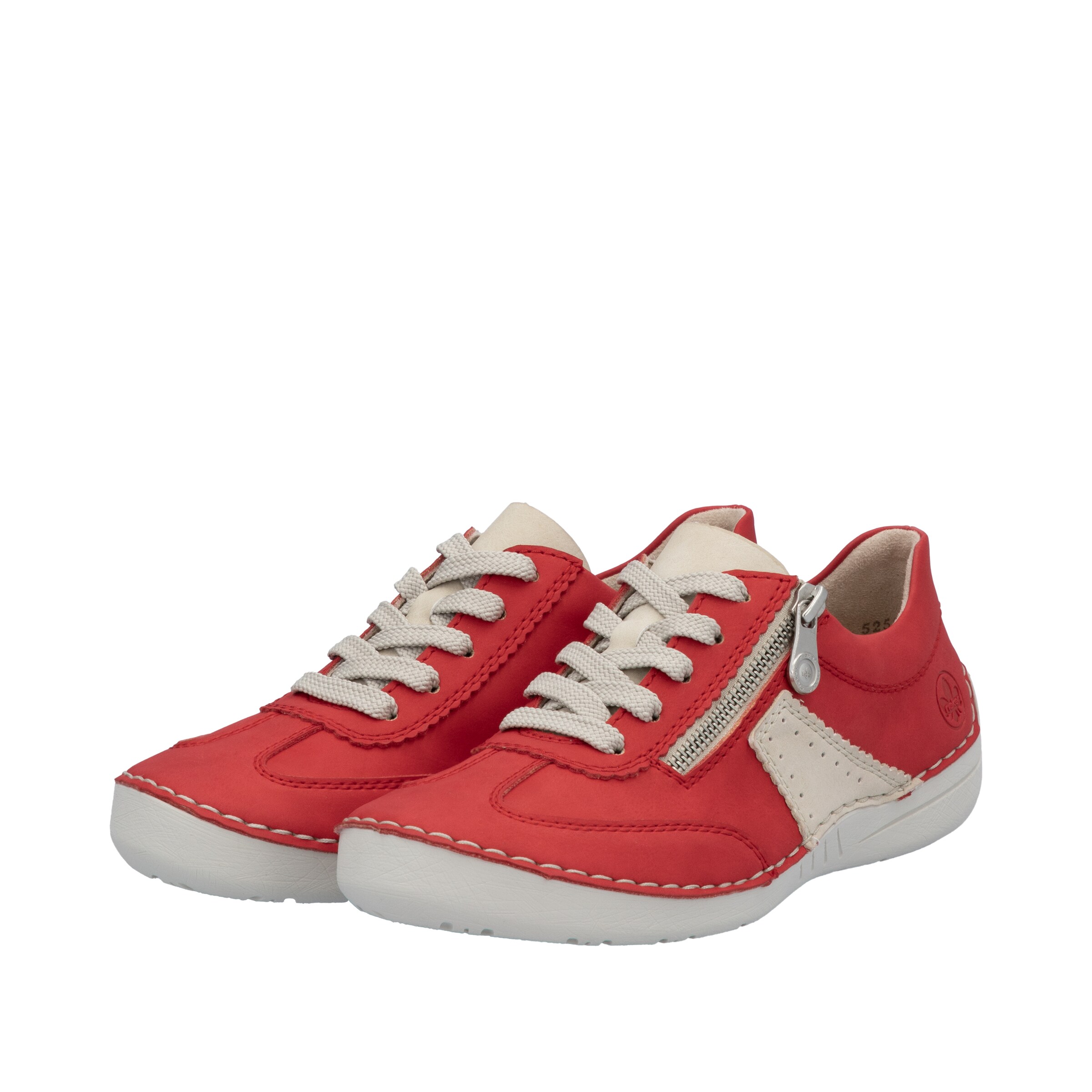 Chaussure de sport à lacets Rieker en rouge