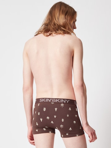 Skiny Regular Boxershorts in Braun