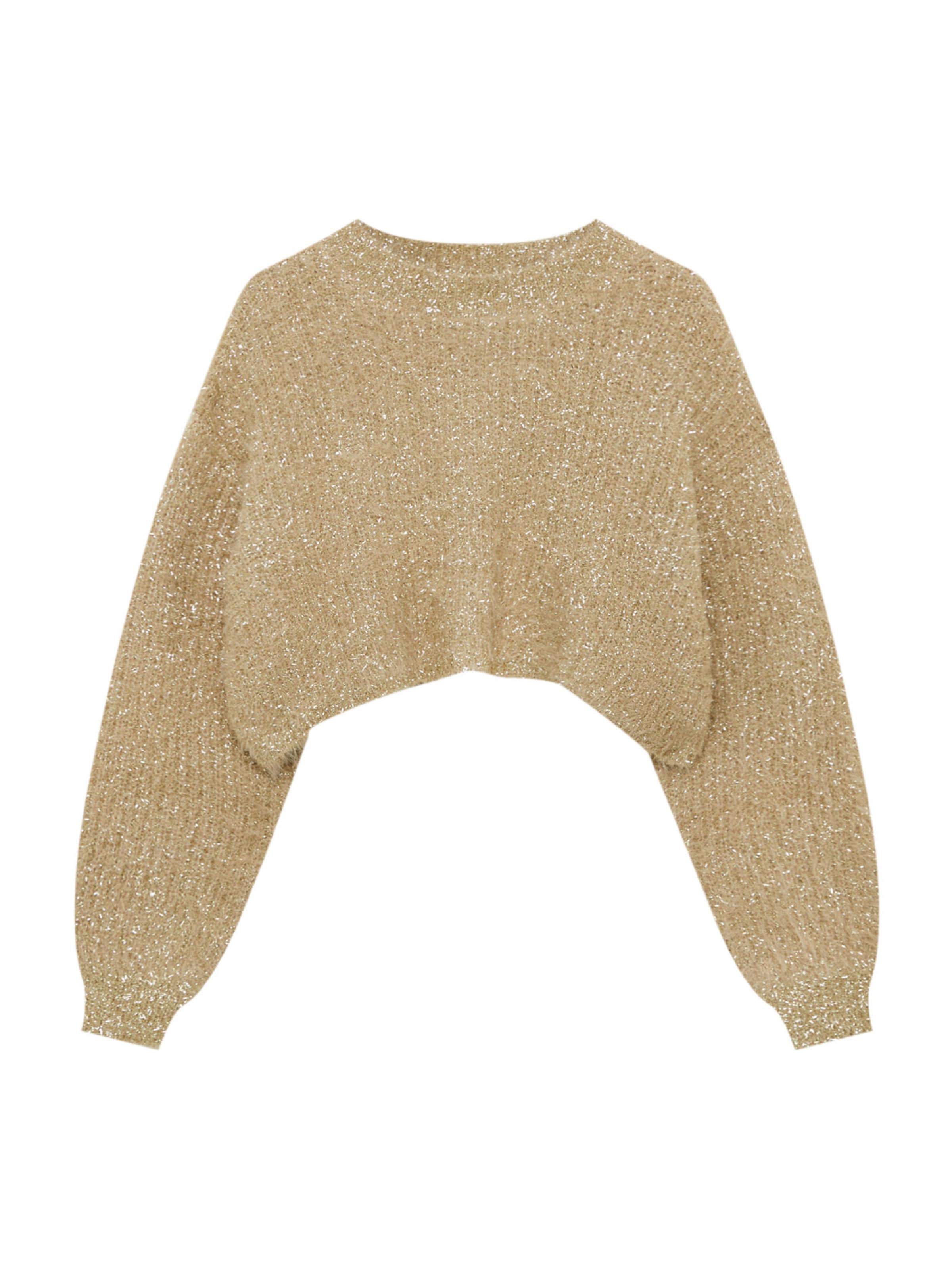 Pull&Bear Pullover in Beige: Vorderseite