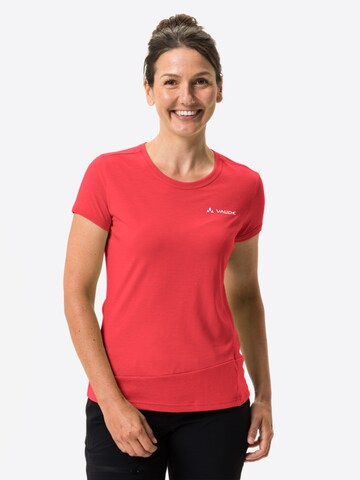 VAUDE Performance shirt 'Sveit' in Red: front