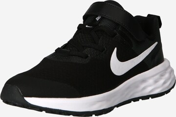 NIKE Athletic Shoes 'Revolution 6' in Black: front