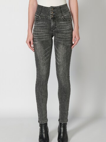 KOROSHI Skinny Jeans in Grau