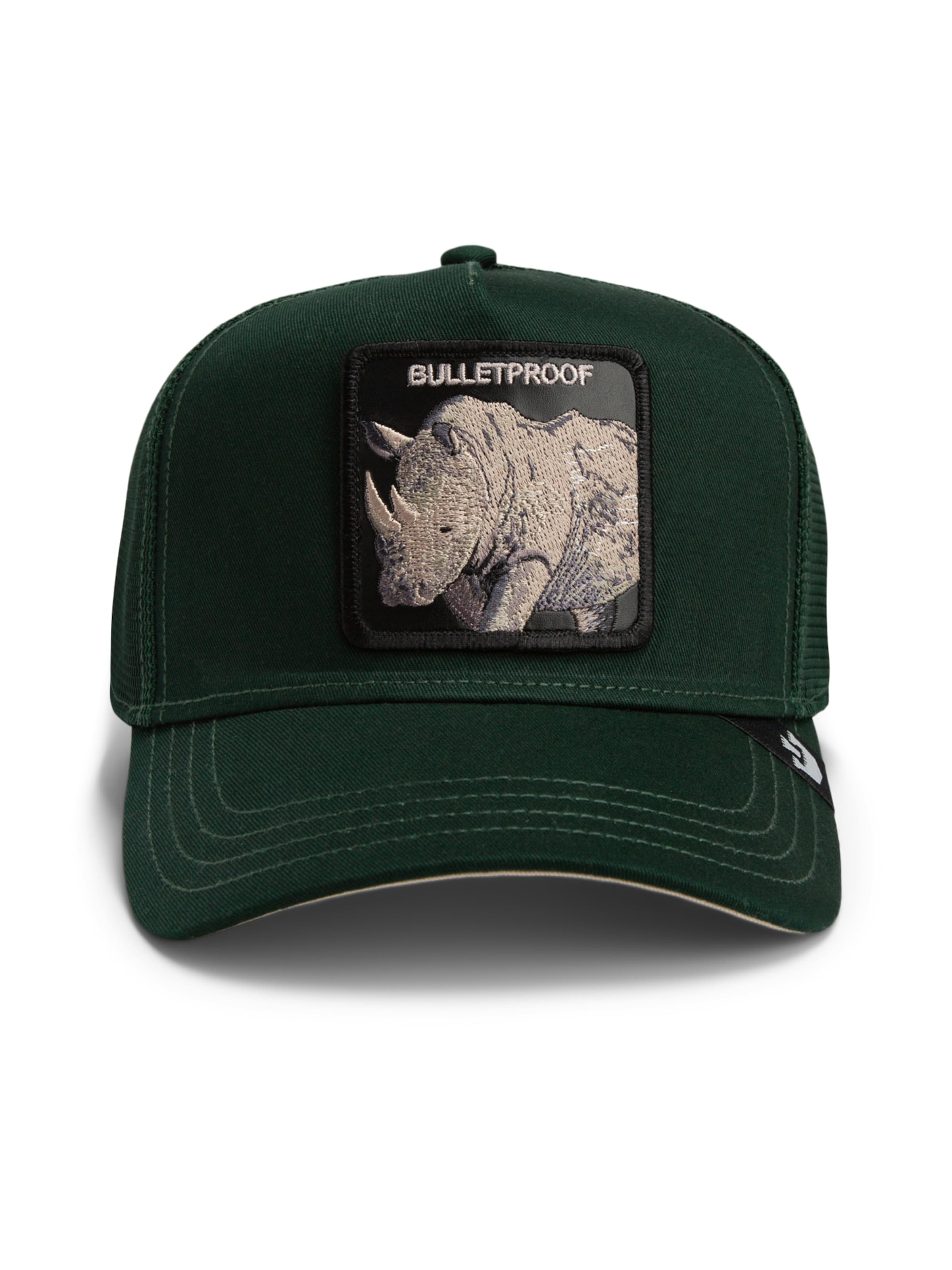 GOORIN Bros. Čiapka 'TheBulletproofRhino' - Zelená: predná strana