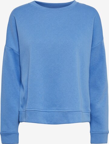 PIECES Sweatshirt 'Chilli' in Blue: front